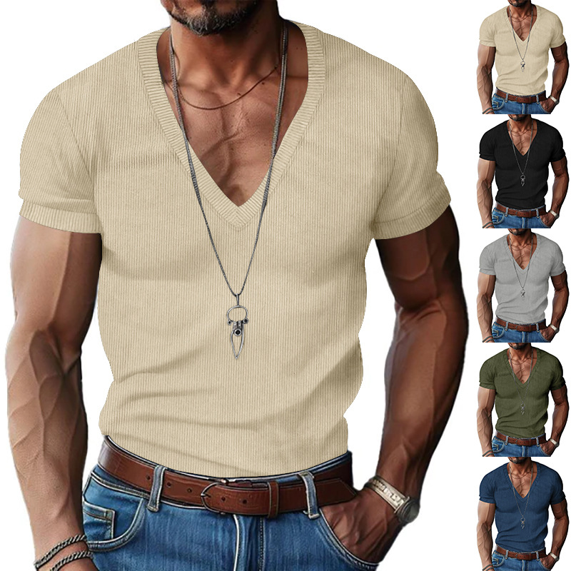 남성 코듀로이 유럽 및 미국 스타일 여름 남성 V넥 솔 - Corduroy Button Up Shirt Men 리뷰 및 가격