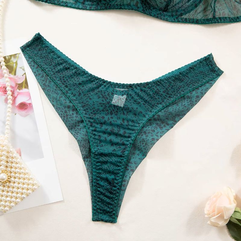 2종 세트 여성 란제리 초박형 메쉬 통기성 속옷 세트  - Underwear 리뷰 및 가격